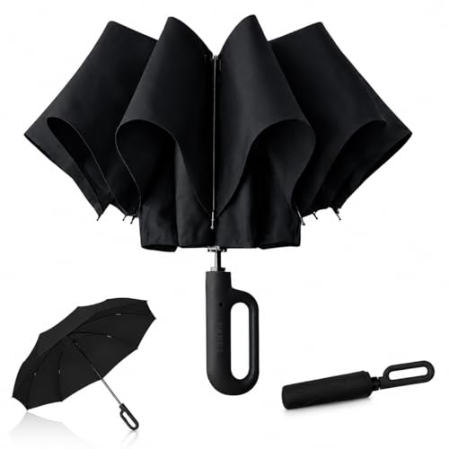 Image of PANCA Umbrella for Rain Big Size - Windproof UV Protection Compact Folding Umbrella for Men, Women, Girls & Kids | Automatic Open & Close, 8 Ribs Strong Stylish Chatri for Daily Monsoon Travel