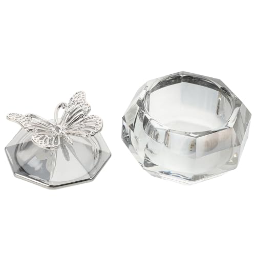 DRESSOOS ネイル カップ ガラス ネイル 皿 蓋付き ネイル 皿 アクリル ネイル ネイル アート 液体 ホルダー 多機能 マニ カップ ネイル アート 皿 カップ ネイル 皿 ネイル マニ