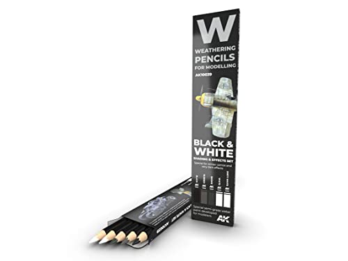 (AK10039) - AK Interactive Pencils Set - Black & White