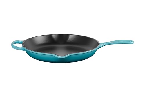 Image of Le Creuset Enameled Cast Iron Signature Iron Handle Skillet, 11.75 inch, Caribbean