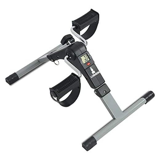 Mini Bicicleta Ergométrica Lorben Cicloergômetro para Pernas e Braços com Monitor Digital
