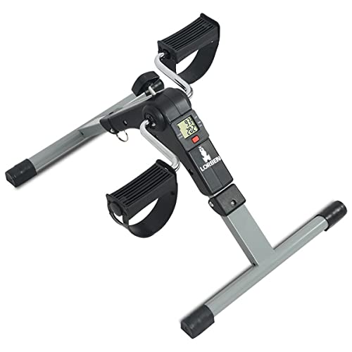 Mini Bicicleta Ergométrica Lorben Cicloergômetro para Pernas e Braços com Monitor Digital