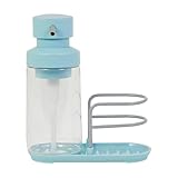 KitchenAid Refillable Soap Pump and Sponge Caddy with Rust Resistant Wire and Open Air Wire for Quick Drying, 12 Ounce, Mineral Water