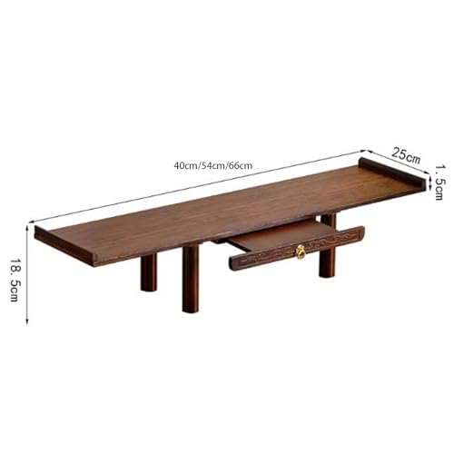 Table d'autel bouddhiste en bambou pour harmoniser votre rituel de prière maison - 3