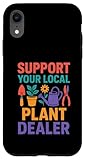 Gartenunterstützung Ihr örtlicher Pflanzenhändler Vintage Botanical Hülle für iPhone XR