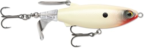 Rapala Clap Tail 110 Topwater Lure Surface Hard Bait Bass Fishing Lure Loud Clacking Tail Action 4-3/8 Broken Bone