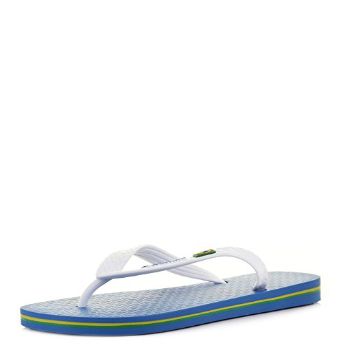 Image of Ipanema Men's Classica Brasil II AD FF Blue Rubber Flip Flops -6 UK