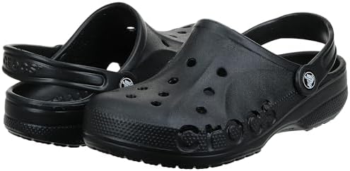 Crocs Unisex-Adult Baya Clogs, Black, 10 Men/12 Women | Image 7