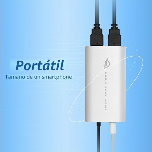 Adaptador USB-C dual HDMI 4K OWC DisplayLink para Mac u ordenadores PC 7