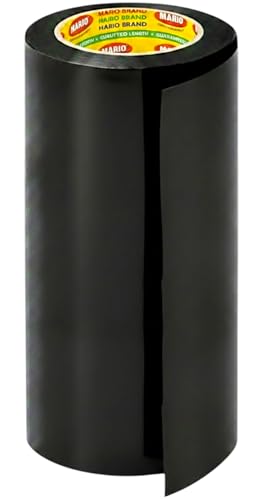 Image of Mario PVC Self-Adhesive Black Monsoon Tape - 144mm x 15M | Protection Against Water Damage & Electric Panel Insulation | Pack of 1