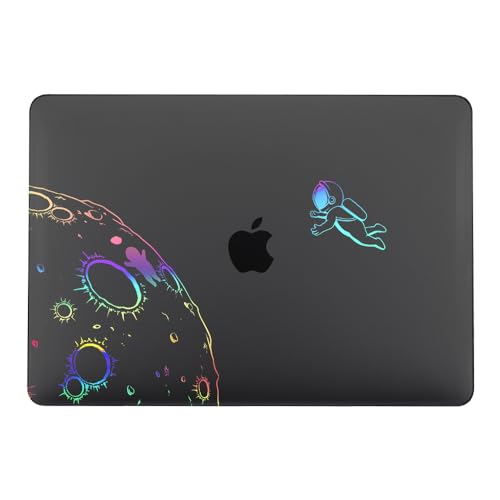 Carcasa MacBook Pro 14 JZ Flash translúcida negra con protector teclado A2992 A2779 A2442 3