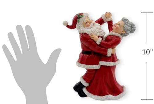 Dancing Santa & Mrs. Claus Holiday Figurine