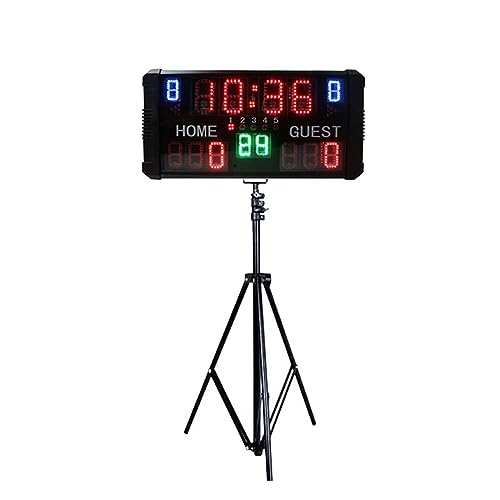 �X�|�[�c�̂��߂̍��� Brightness �o�X�P�b�g�{�[���̃X�R�A�{�[�h Prrtable �f�W�^�������ꂽ�d�q�X�R�A�{�[�h ���P�x�A�N���ȕ\���A���܂��܂ȃ��[�V�����A�N�e�B�r�e�B(Scoreboard and stand)