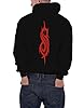 Slipknot Official Mens Black Hoodie Splatter Band Logo Back Print Pullover XXL #1
