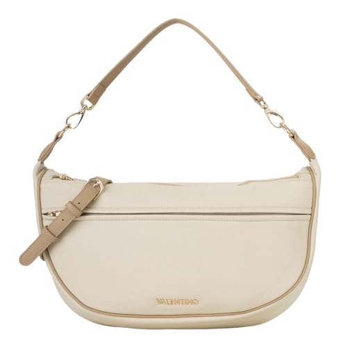 Sac bandoulière Valentino Daphne Re Hobo aux finitions soignées beige et écru