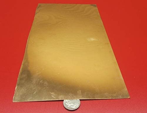 510 Phosphorus Bronze Shim .005" Thick x 6.00" Width x 12.00" Length 1 Pc