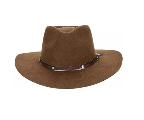 Chapéu Pralana Classic 5x Campo Lv Aba 7,5 Café Gustavo Lima Tamanho:XL;Cor:Café