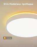 Govee RGBIC lampa sufitowa 48,5 W, inteligentna lampa sufitowa LED 4300 lm, lampa wpuszczana współpracuje z Matter Alexa Google Home, do sypialni, salonu, kuchni