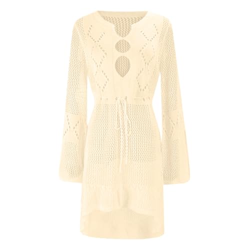 Pareo de mujer con encaje de crochet sofisticado para traje de baño 5