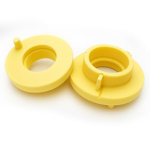 2x Rear Coil Spring Shock Absorber Rubber Pad Spring Top Mount Replacement for Ford Fiesta MK6 MK7 B-Max Tourneo Courier | OEM 2037363 BV2C5599AB (Rear Left and Right)