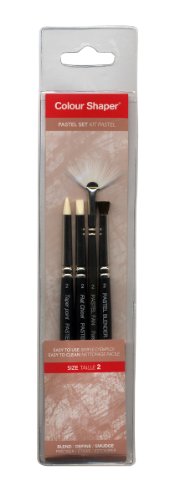 Colour Shaper Soft Ivory Tip Pastel Blending Set - Wallet of 4 (Size 2)