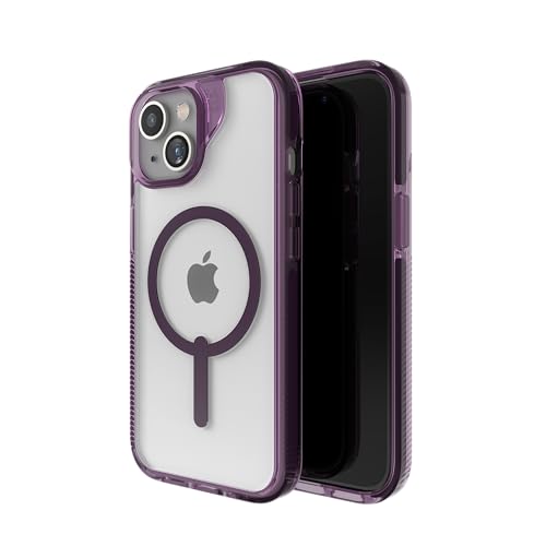 Image of ZAGG Santa Cruz Snap iPhone 15 /14 /13 Case - MagSafe Phone Case, Drop Protection (13ft /4m), Durable Graphene, Anti-Yellowing, and Scratch-Resistant Phone Case, Purple