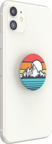 Image of ​​​​PopSockets Phone Grip with Expanding Kickstand, Adhesive Grip - Sunset Peaks