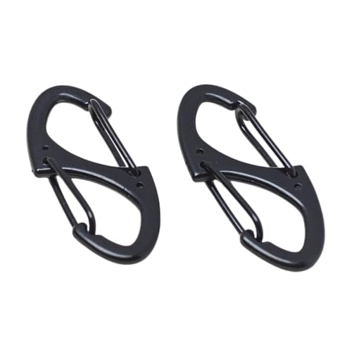 Clip antifurto para zíper trava mochilas bolsas Kit 2un (Preto)