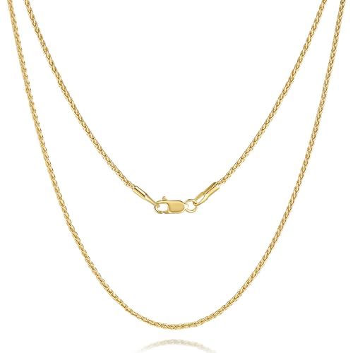 PESFIOLO 14K Gold Chains for Women 14K Gold Necklaces for