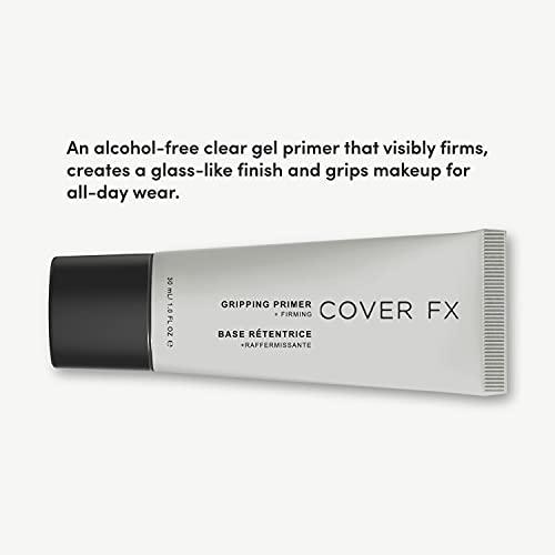 Cover Fx Makeup Foundation Gripping Primer, Tighten & Firm Skin Complexion, 1 Fl Oz & Cover Fx Spf 30 Booster Drops, 1 Fl Oz #TOP4