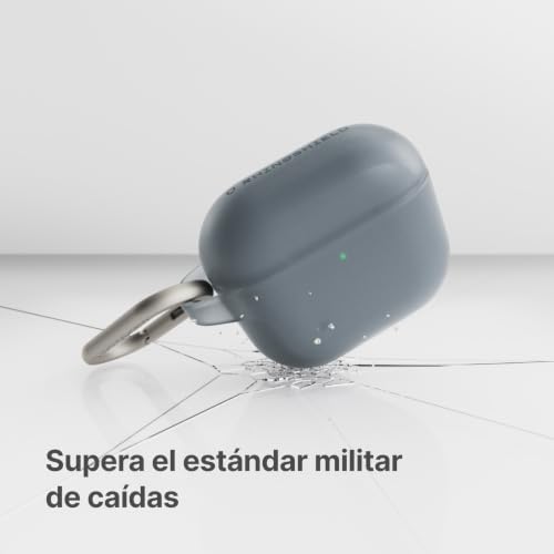 Funda AirPods 4 RhinoShield negra accesorio anticaídas con mosquetón 2