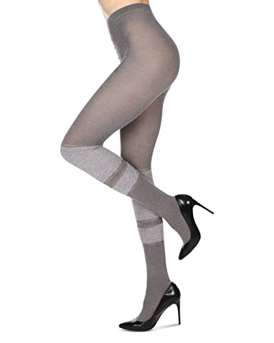 Image of Women's Fuzzy Lush Soft Cotton Blend Sweater Tights