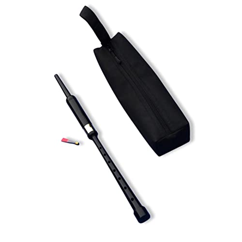 McWilliams BAGPIPE PRACTICE CHANTER FOR BEGINNERS ADULT, (Black Silver)