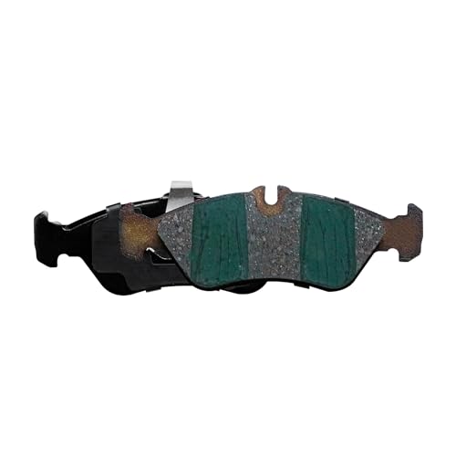 Image of Detroit Axle - 2.7L Rear Brake Pads for 2003-2006 Dodge Sprinter 2500 3500, 2002-2006 Freightliner Sprinter 2500 3500, Ceramic Brake Pads 2004 2005 Replacement [for Vehicles w / 10.70 inch Rear Rotors]