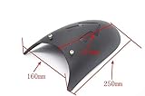 Artikelgewicht: 0,08 kg Susancanglong. 1x Universal Motorrad Vorderer hinterer ABS-Radabdeckung Fender-Verlängerung Extender Splash-Radabdeckung Schutzblech für R1 R6 K1 K6 K8 K11 (Color : Large)