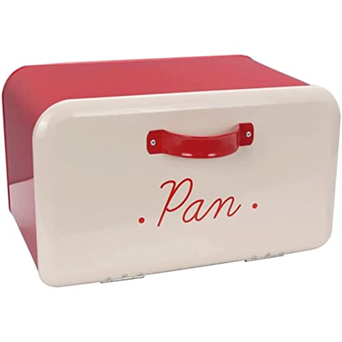 OLOTU 7L/246oz Large Capacity Metal Bread Bin - Stylish Farmhouse Bread Holder for Kitchen Countertop Storage