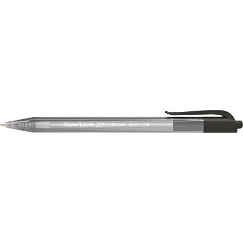 Caneta Paper Mate Kilometrica 100 RT - Caixa c/12 Preto
