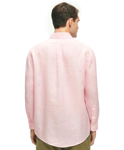 Brooks Brothers Mens Irish Linen Long Sleeve Sport Shirt2