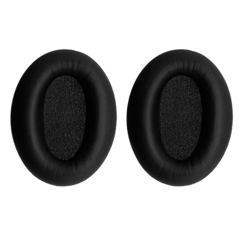 1 paire de coussinets de rechange en mousse à mémoire de forme pour casque Sony WH1000XM3 - Noir