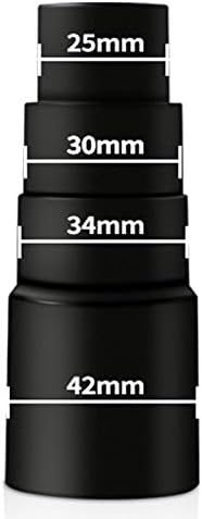 Roudaru 2pcs Universal Vacuum Cleaner Power Tool Vacuum Cleaner Hose Adapter Universal Vacuum Hose Reducer for Sanders Dust Extraction Vacuum Cleaners (25mm 30mm 34mm 42mm)