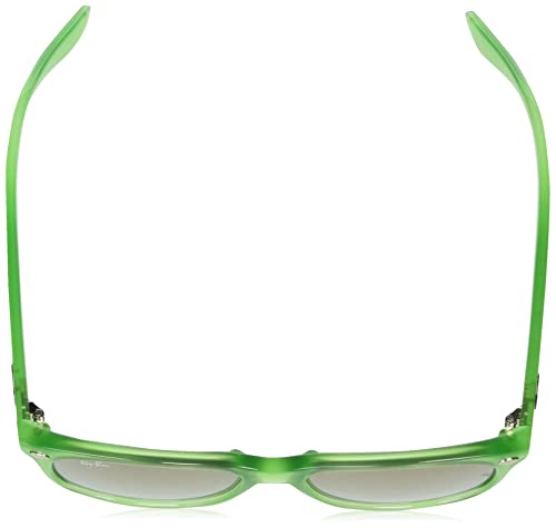 Ray-Ban 0RJ9052SF71465A50 Junior New Wayfarer Opal Green Brown Mirror Dark Gold Lens4