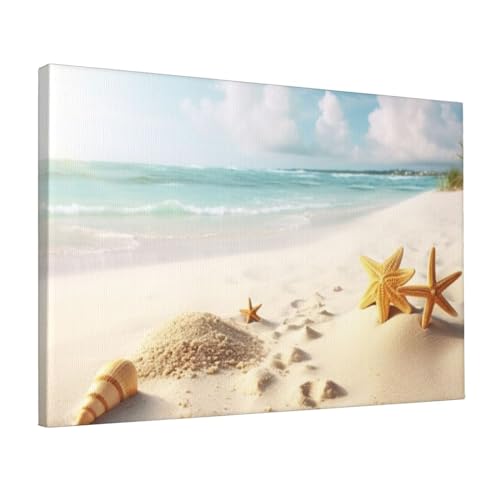 Toile murale plage pour illuminer un salon sombre et sans vie