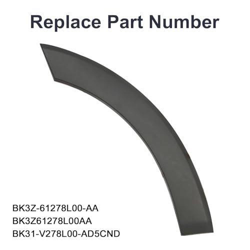 Copgge Front Right Door Fender Flare Molding Trim Wheel Arch Panel Passenger Side Compatible with Ford Transit-150 Transit-250 Transit-350 Transit-350 HD Cargo Van 2015-2019 BK3Z61278L00AA