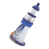 Décoration de phare nautique – cette décoration de phare est fabriquée en bois, suffisamment robuste pour une utilisation prolongée