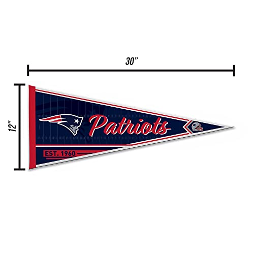 Image of Rico Industries NFL Football Classic 12 inch x 30 inch Felt Wall Decor Pennant - Great for Home /Bed Room /Man Cave Decor