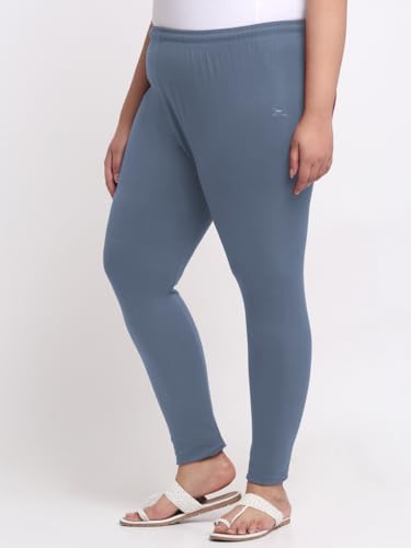 Image of Soft Cotton Ankle Lenght Solid Regular and Plus 35 Colours Leggings for Womens and Girls (Sizes :- M to 6XL)
