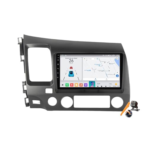 Civic 2005-2012 Android 15.0 autoradio GPS navigation 9 pouces avec lecteur multimédia BT Carplay