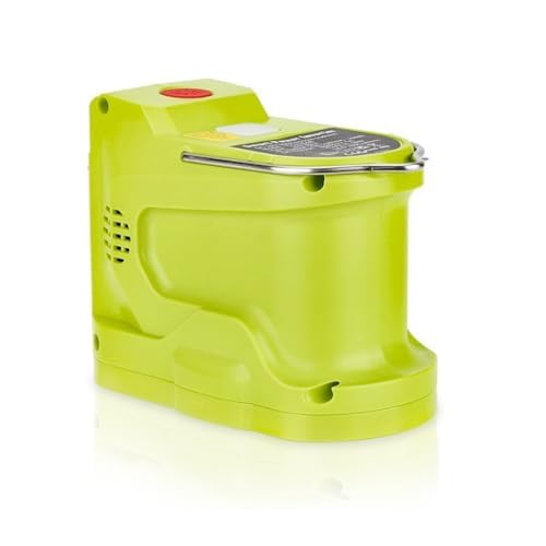 Generador inversor de corriente portátil de 200 W con salida de CA de 110-220 V y luz de 280 lm para baterías de 12 V-18 V, para trabajo al aire libre y uso de emergencia de 220 V