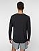 Nike Men's Miler Dri-Fit UV Long-Sleeve Running Top, Black/Reflective Silver, Medium
