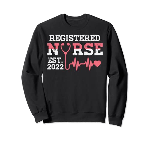 Infirmière enregistrée Est. 2022 RN École de soins infirmiers diplômés Sweatshirt